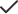 Dark gray check mark icon on transparent background